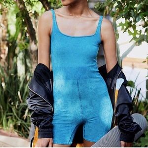 Anthropologie Daily Practice Polished Petril Bike Shorts Romper - Size Small